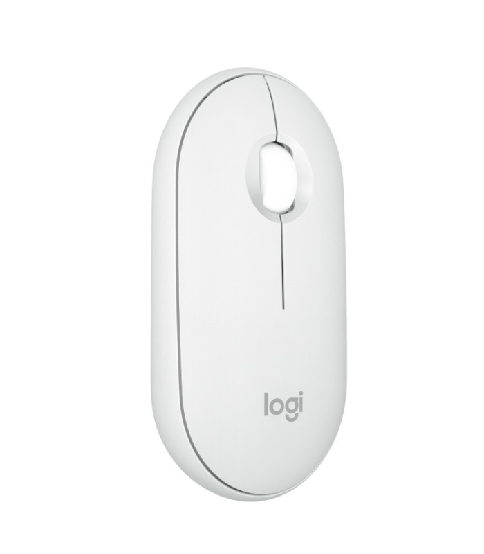 Raton inalambrico pebble mouse 2 m350s blanco bluetooth