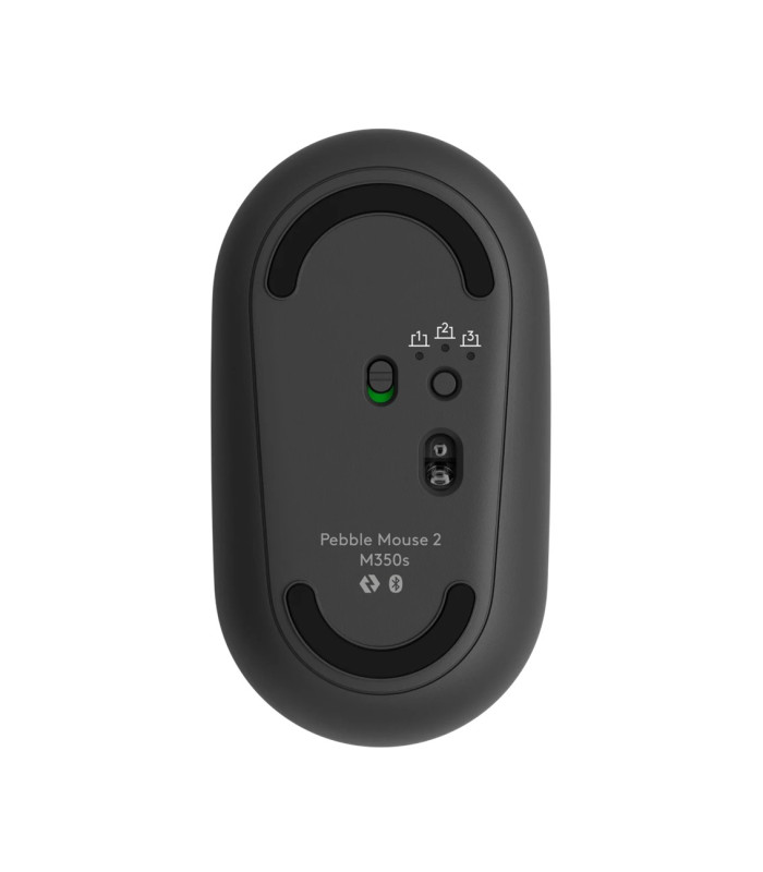 Raton inalambrico pebble mouse 2 m350s negro bluetooth