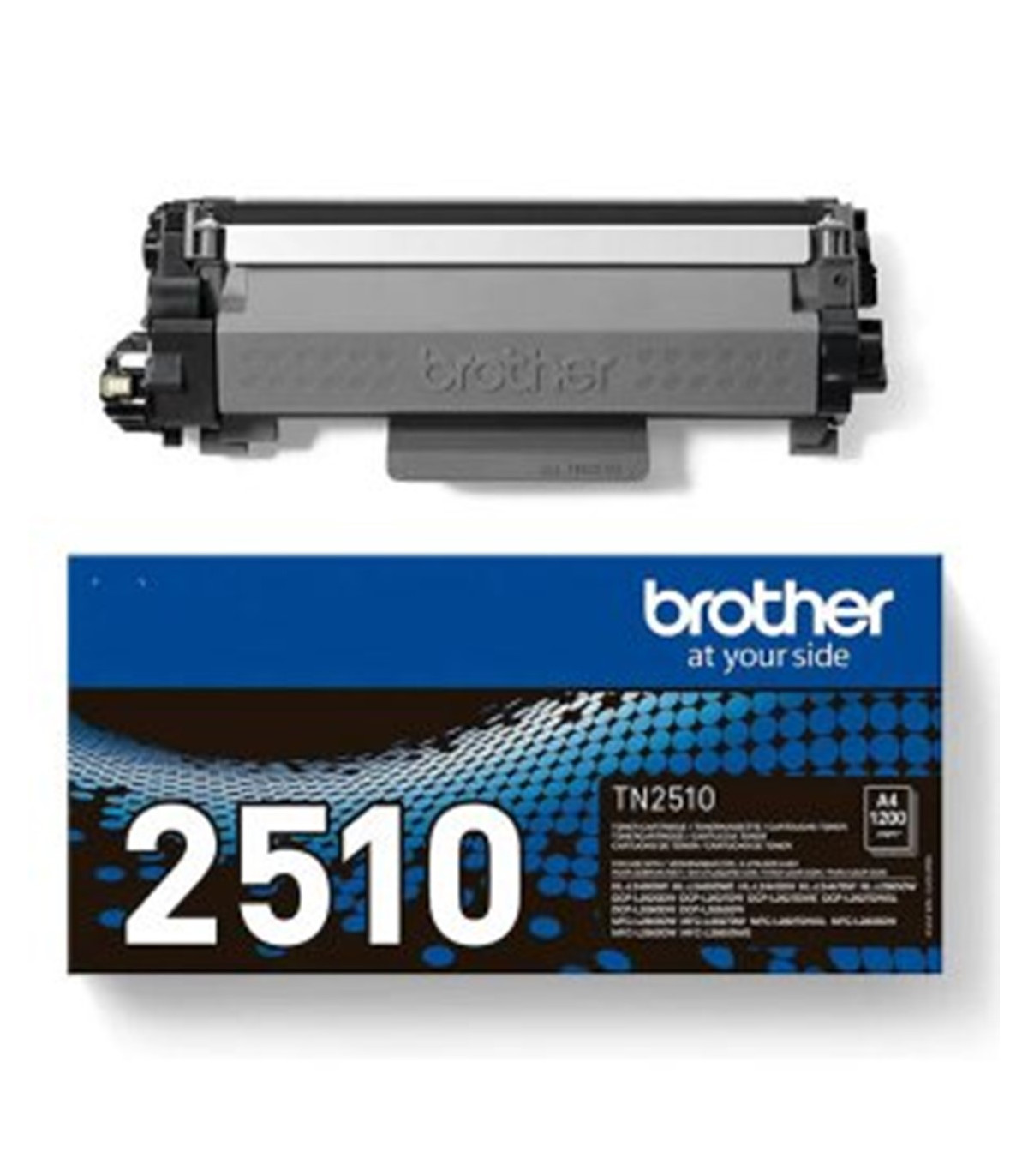 Toner brother tn2510 negro 1.200 paginas