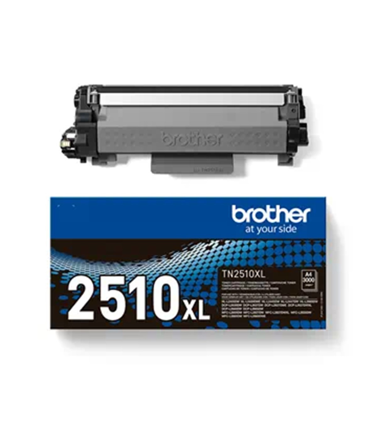 Toner brother tn2510xl negro 3000 paginas