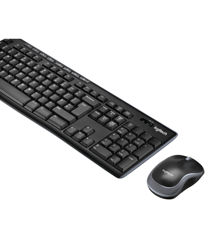 Teclado + mouse logitech mk270 inalambrico italiano