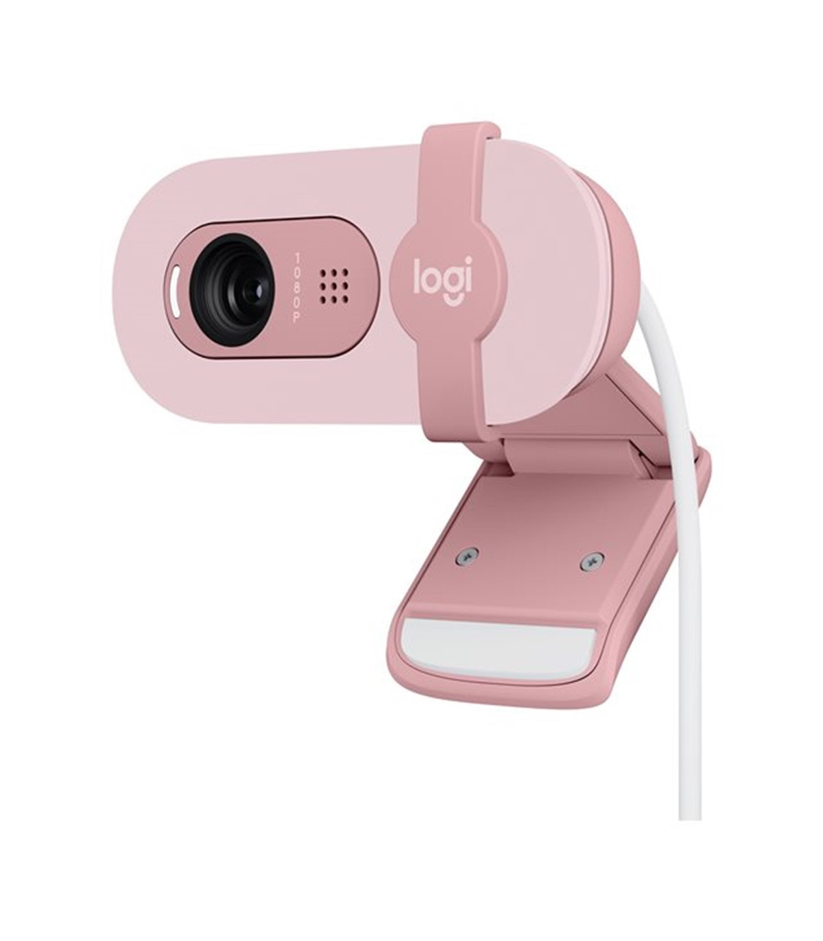 Webcam logitech brio 100 rosado full hd -  usb