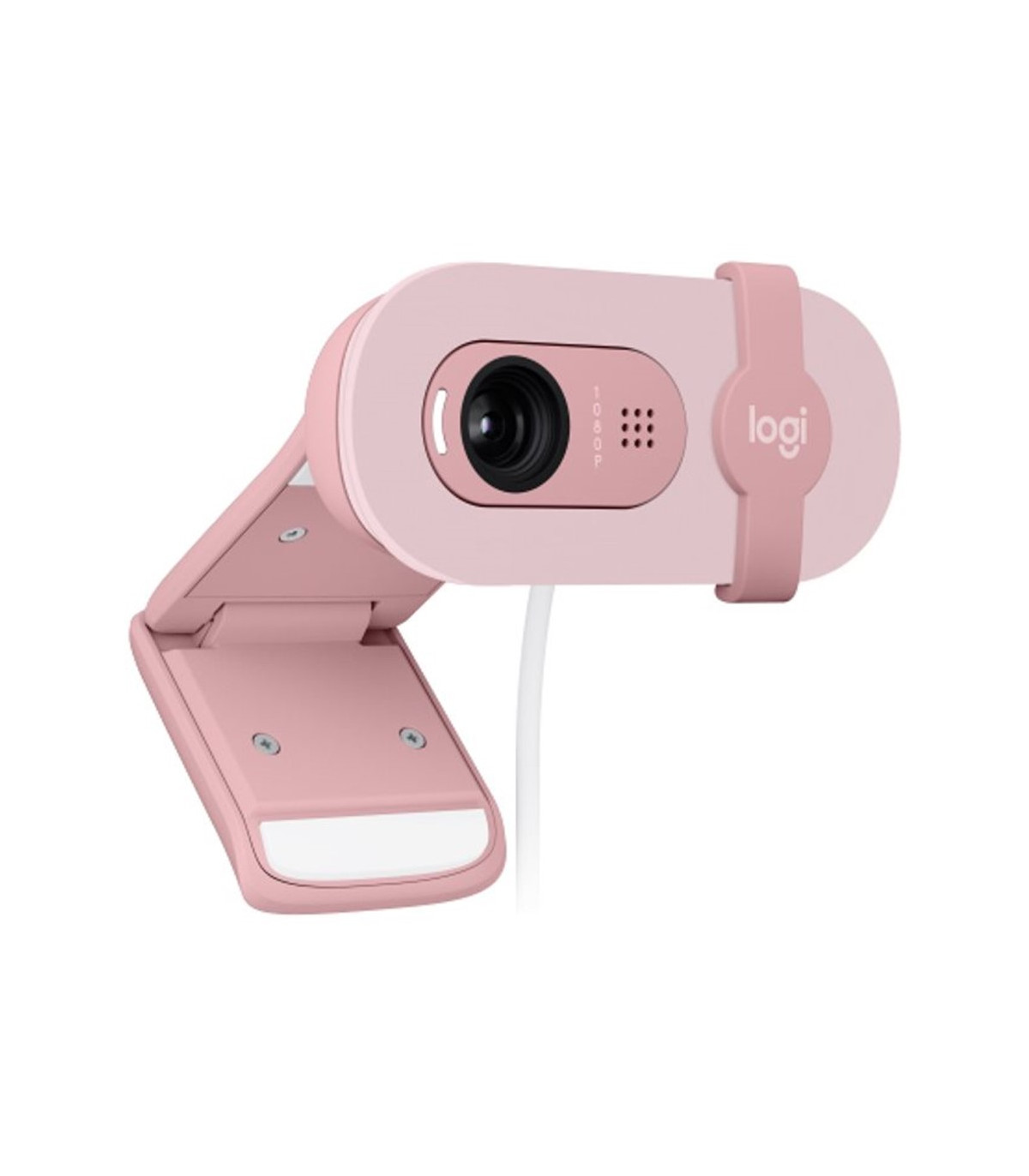 Webcam logitech brio 100 rosado full hd -  usb