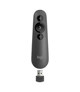 Mando wireless inalambrico logitech r500s para presentaciones - bluetooth - grafito