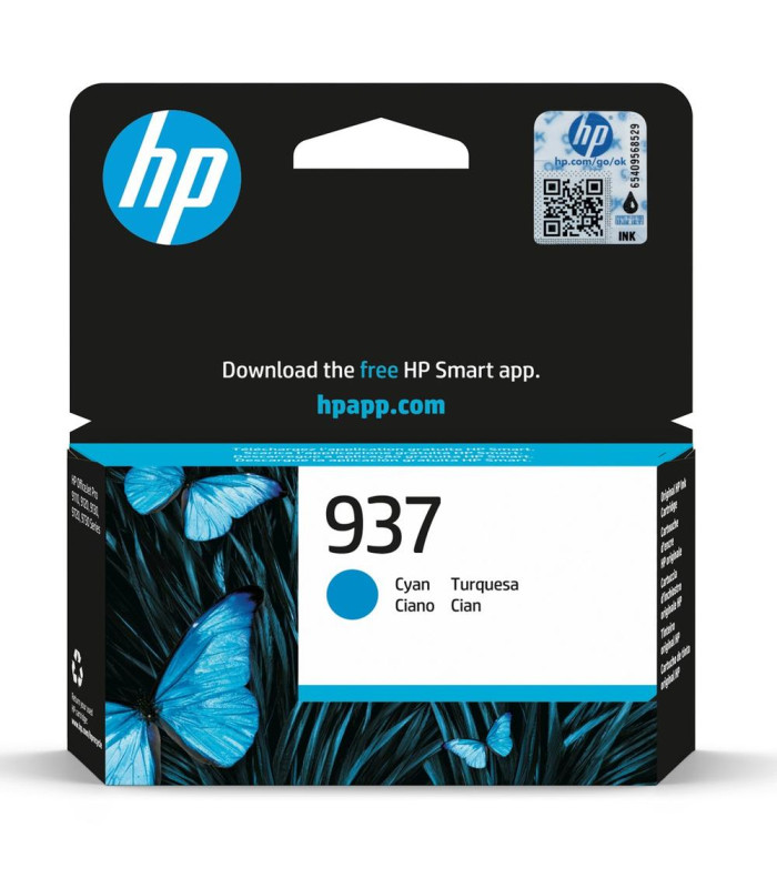 Cartucho tinta hp 937 4s6w2ne cian