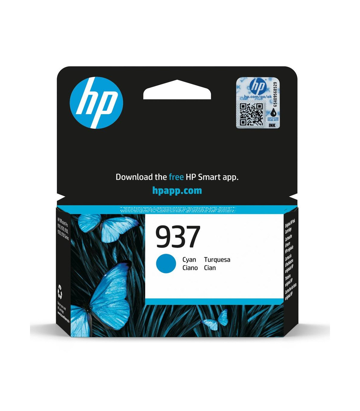 Cartucho tinta hp 937 4s6w2ne cian