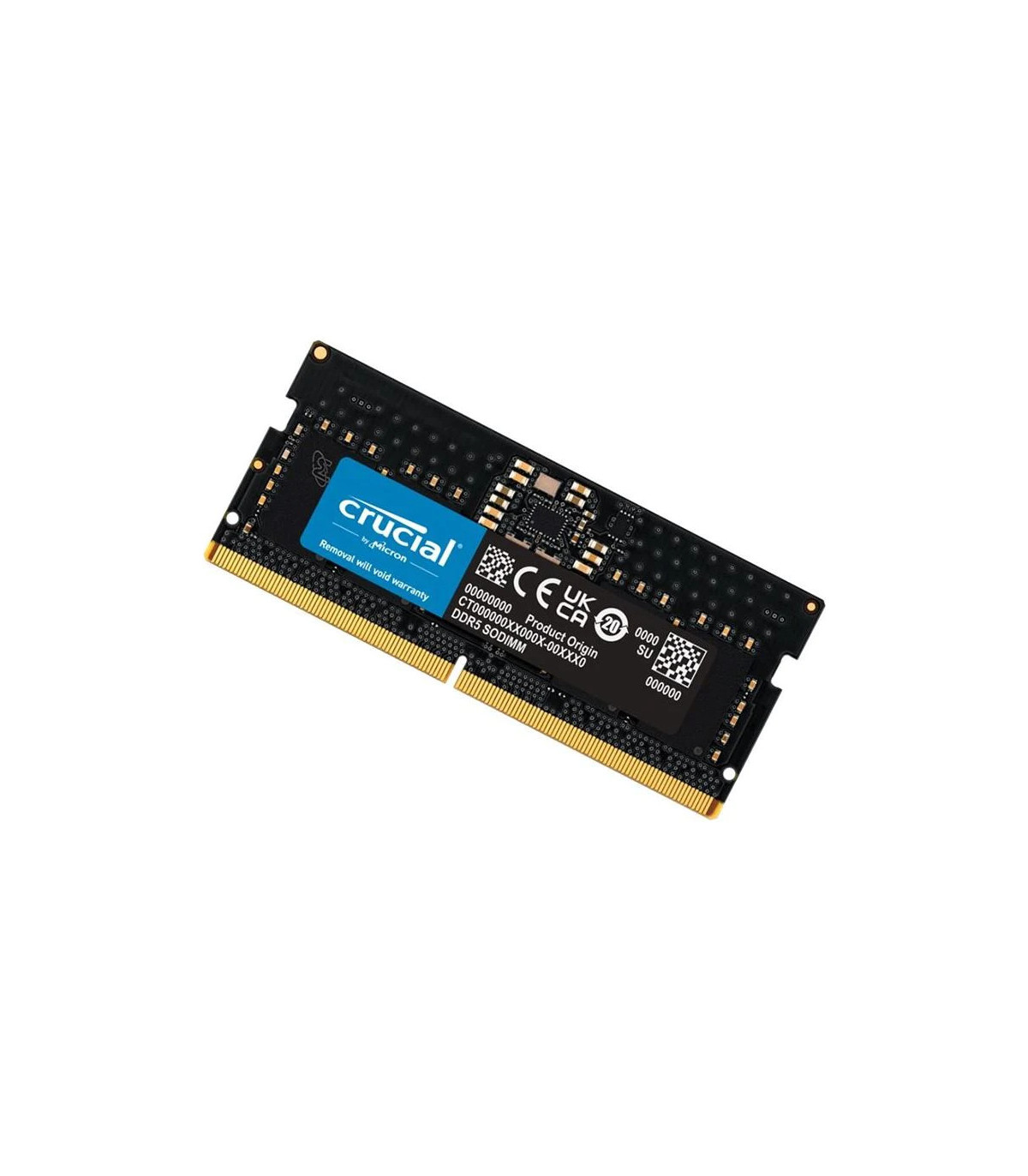 Memoria ram ddr5 8gb crucial  - sodimm - 5600 mhz - pc5 41600 cl46
