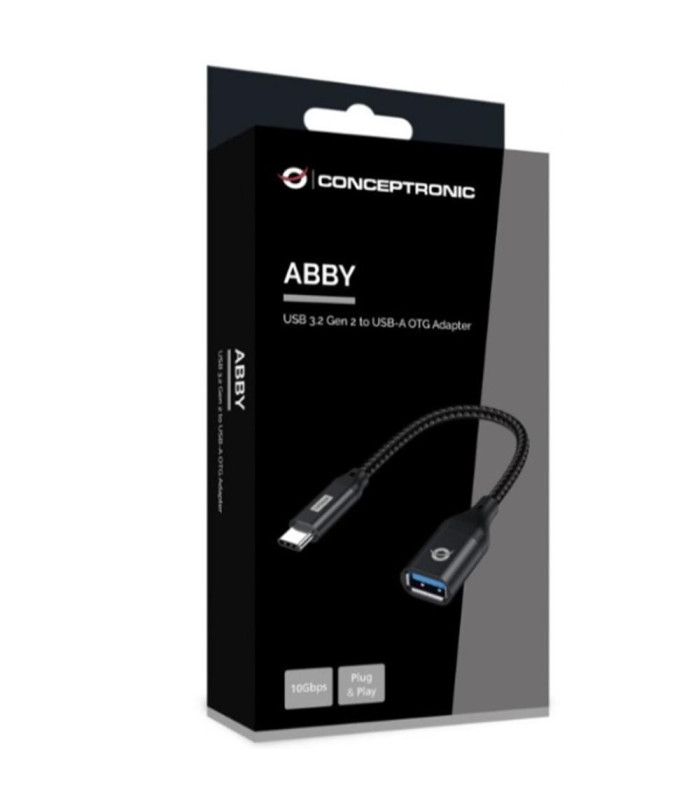 Adaptador usb tipo c a usb tipo a conceptronic 0.2m -  macho - hembra
