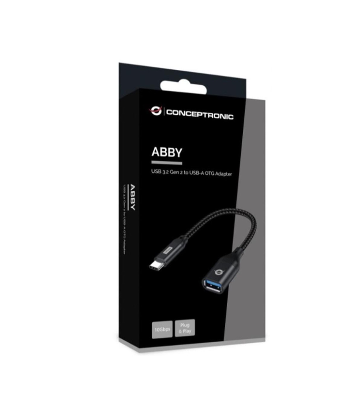 Adaptador usb tipo c a usb tipo a conceptronic 0.2m -  macho - hembra