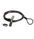 Cable seguridad conceptronic nano por llave para portatiles 1.8m