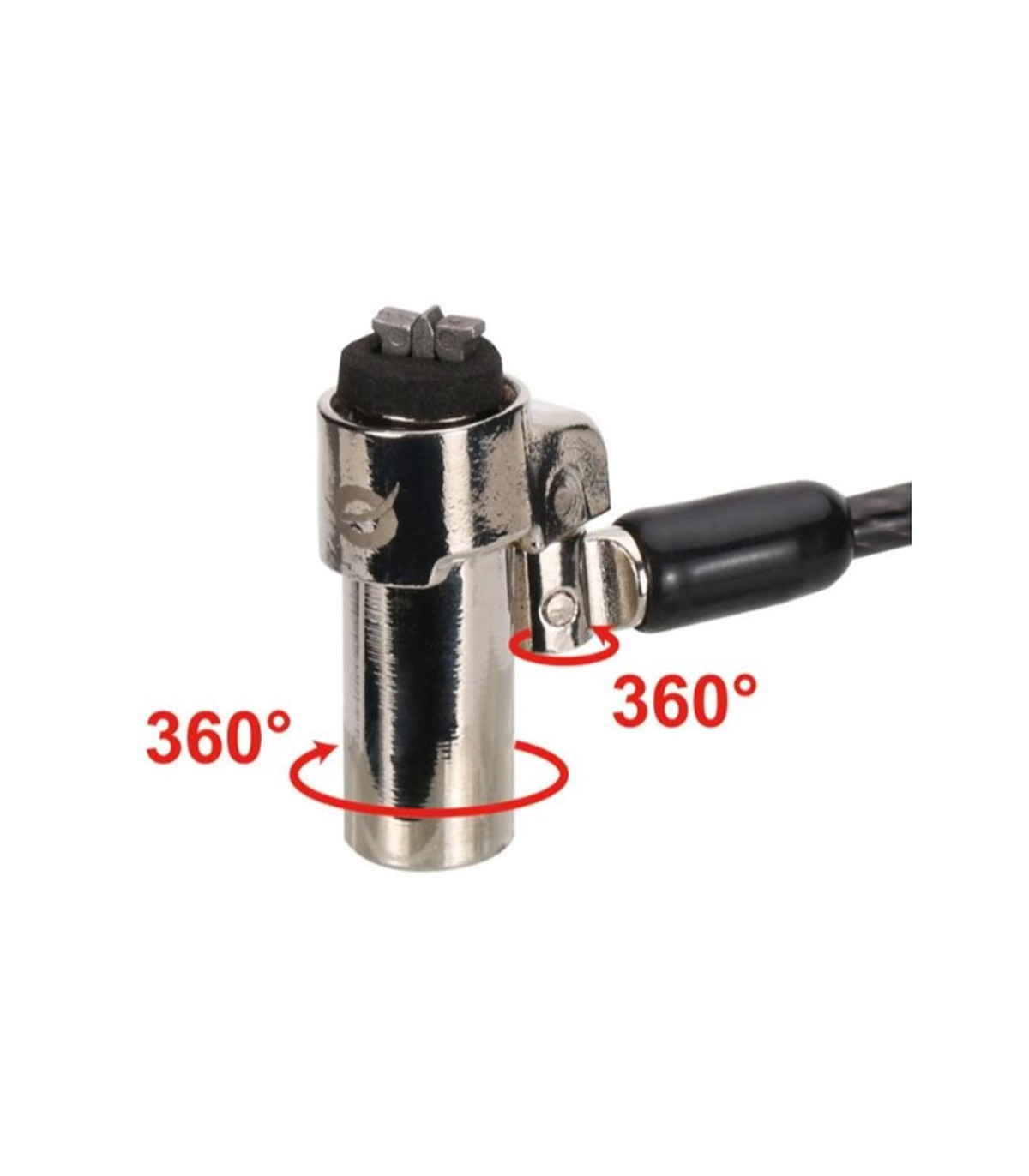 Cable seguridad conceptronic nano por llave para portatiles 1.8m