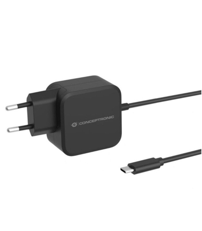 Cargador de pared usb tipo c conceptronic ozul04be 67w
