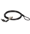 Cable seguridad para portatiles 1.8m conceptronic por llave