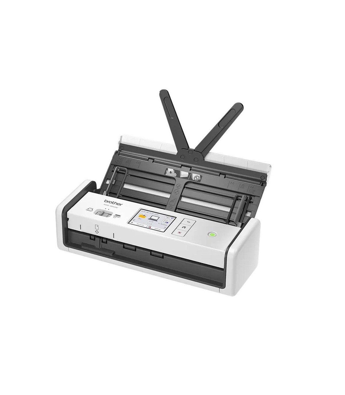 Escaner sobremesa brother ads1800w -  30ppm -  duplex automatico -  usb 2.0 -  usb tipo c -  wifi -  adf 20 hojas