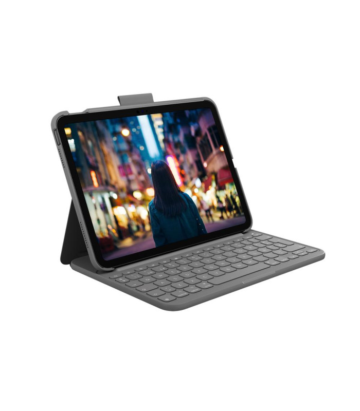 Funda logitech slim folio con teclado para ipad
