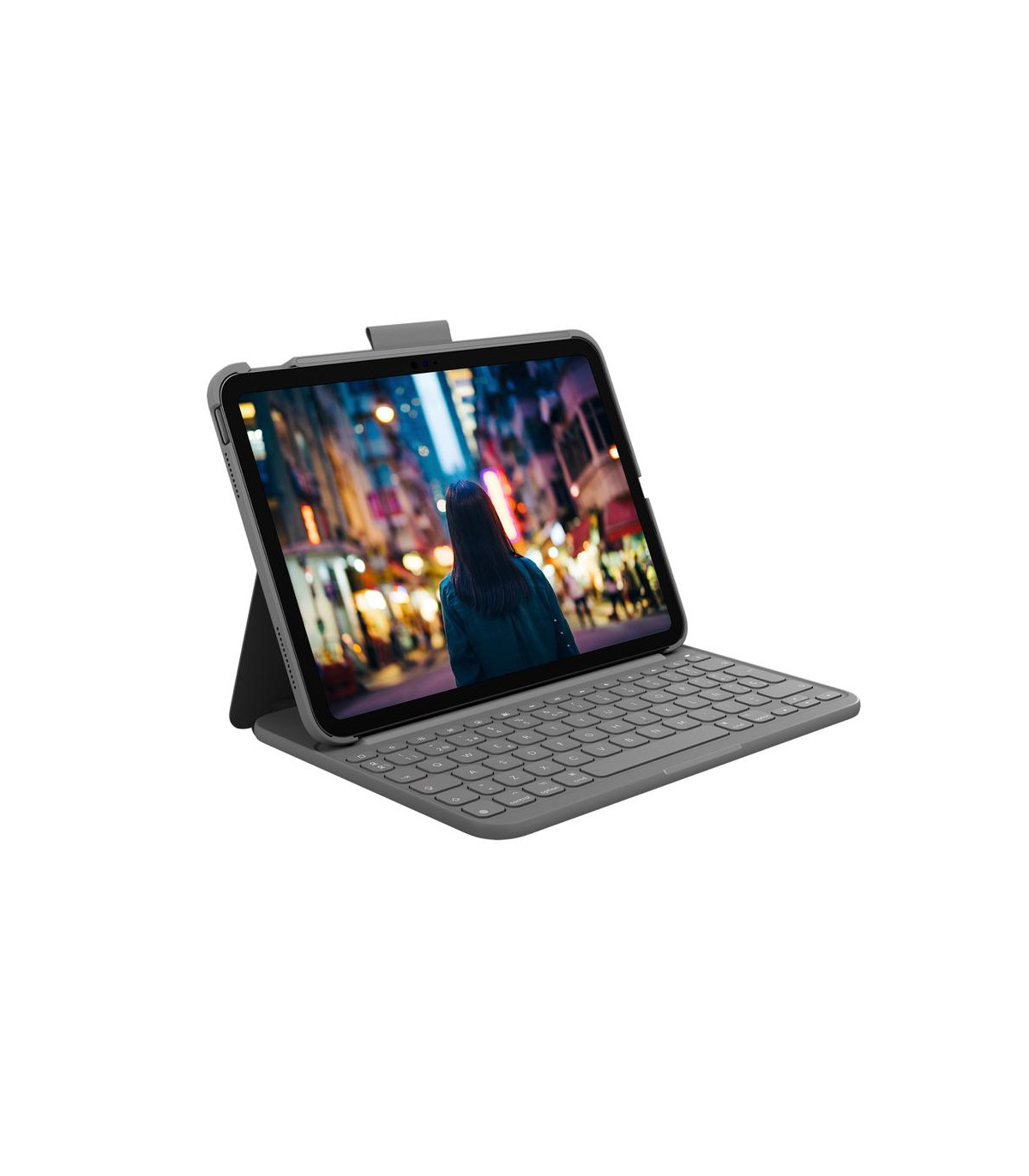 Funda logitech slim folio con teclado para ipad