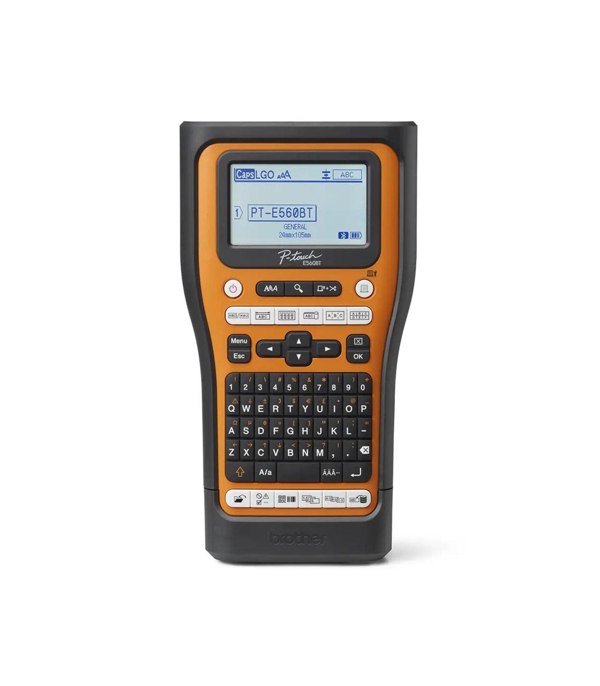 Rotuladora brother pt - e560btsp lcd -  3 lineas -  teclado qwerty -  corte automatico