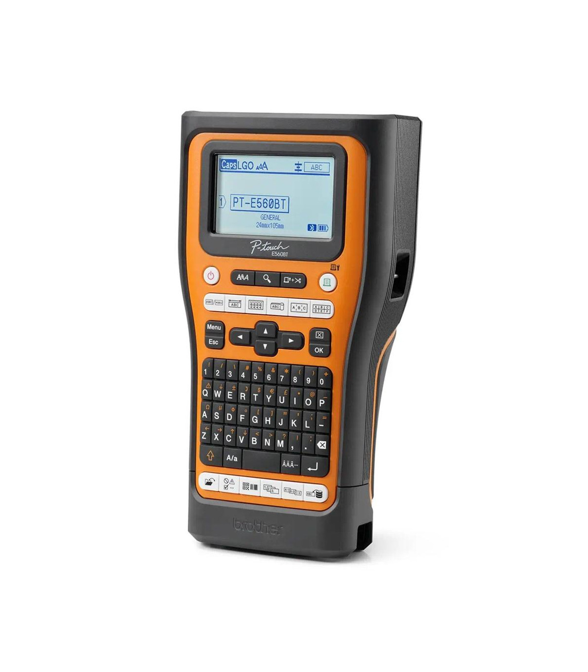Rotuladora brother pt - e560btsp lcd -  3 lineas -  teclado qwerty -  corte automatico