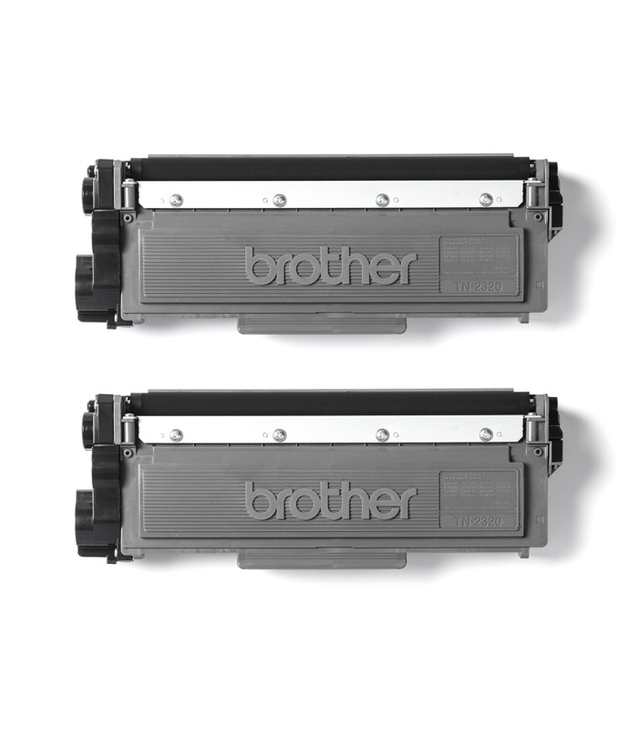 Pack toner brother tn2320twin negro 2uds