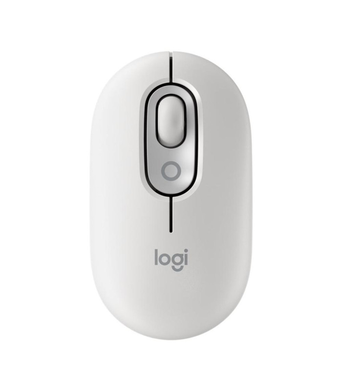 Raton inalambrico logitech pop mouse blanco