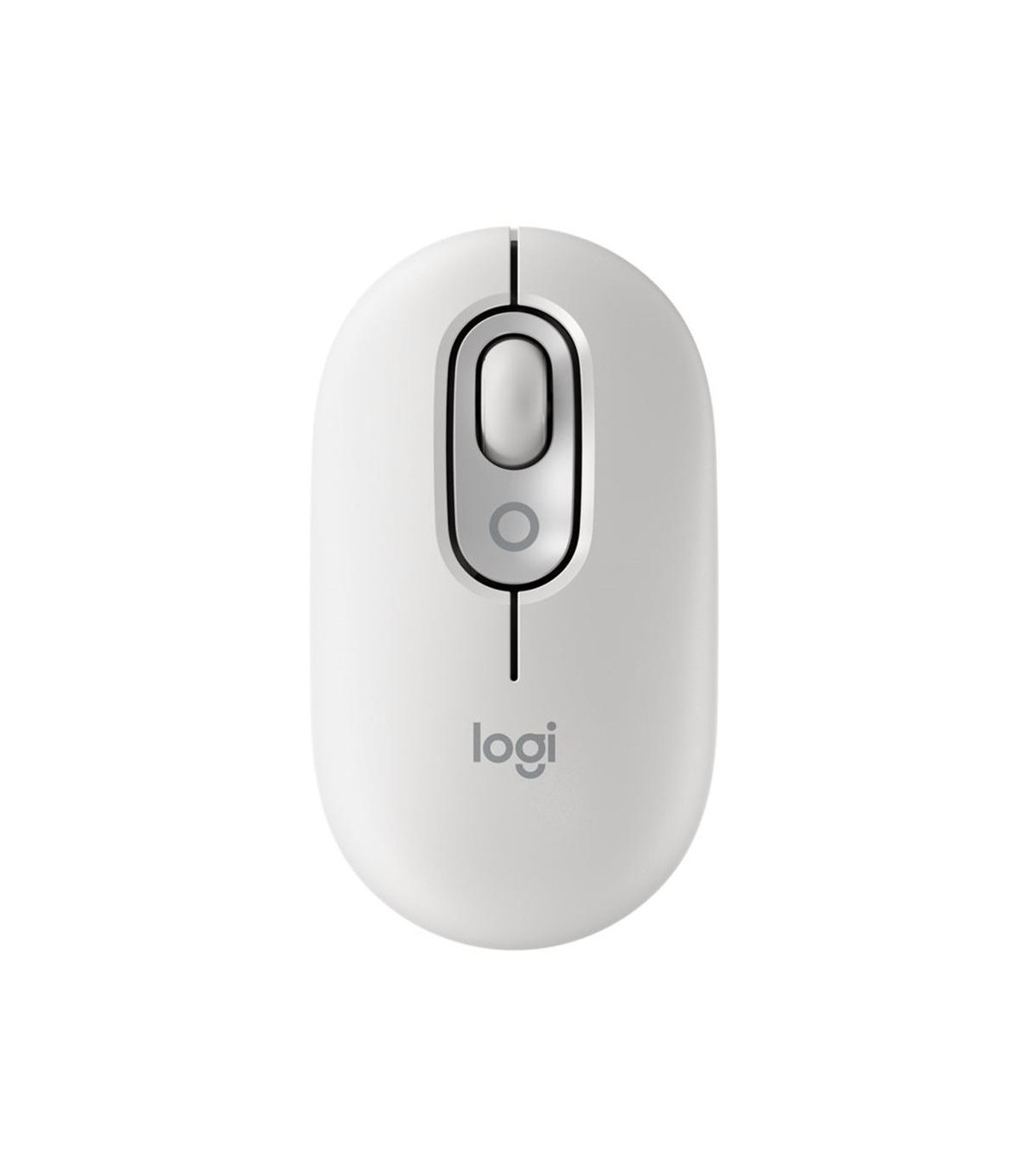 Raton inalambrico logitech pop mouse blanco