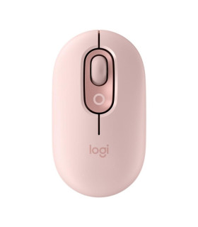 Raton inalambrico logitech pop mouse rosa