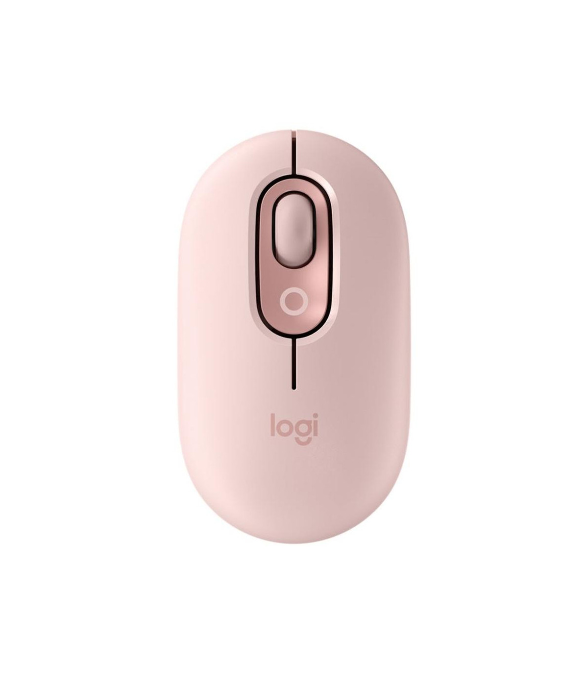 Raton inalambrico logitech pop mouse rosa