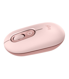 Raton inalambrico logitech pop mouse rosa
