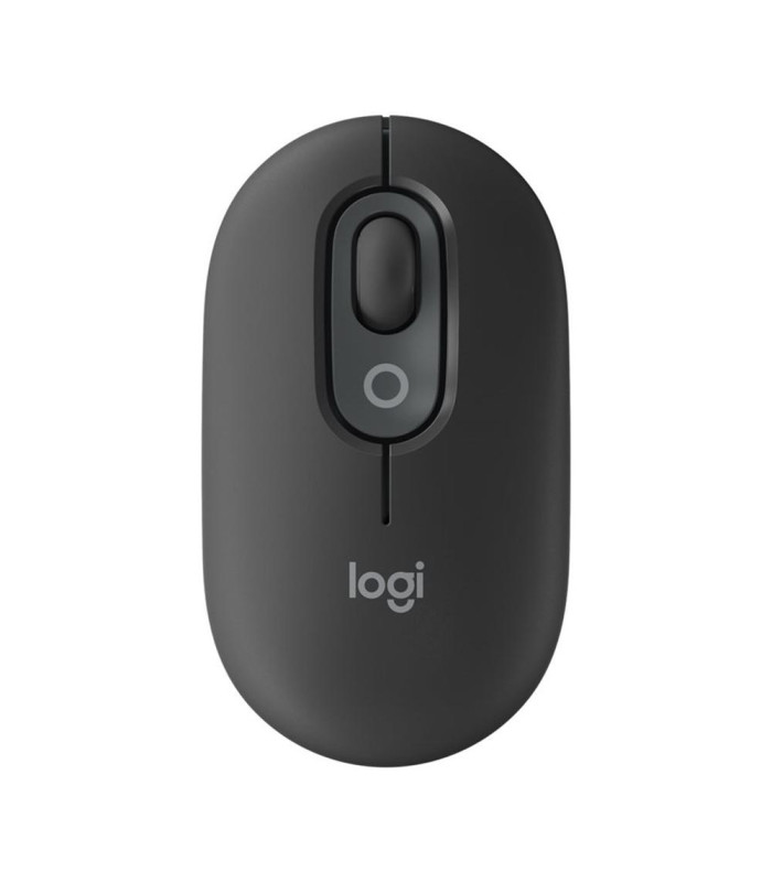 Raton inalambrico logitech pop mouse grafito