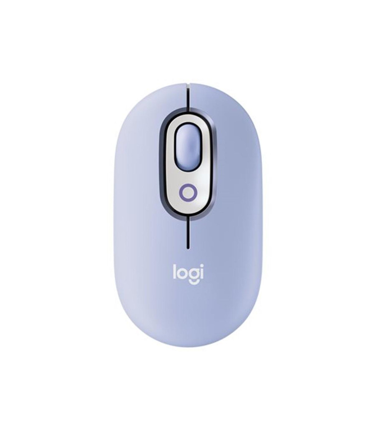 Raton inalambrico logitech pop mouse lila