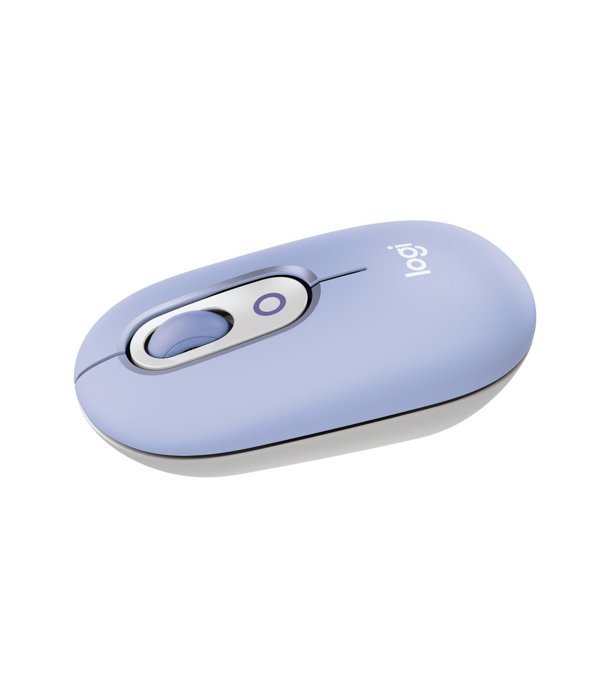 Raton inalambrico logitech pop mouse lila