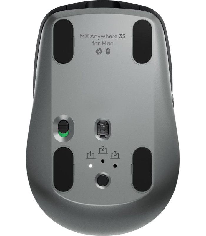 Raton inalambrico logitech master series mx anywhere 3s para mac negro