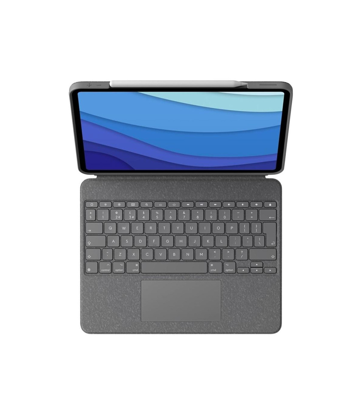 Funda logitech combo touch para con teclado para ipad pro m4 11 pulgadas grafito