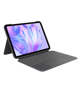 Funda logitech combo touch para con teclado para ipad pro m4 11 pulgadas grafito