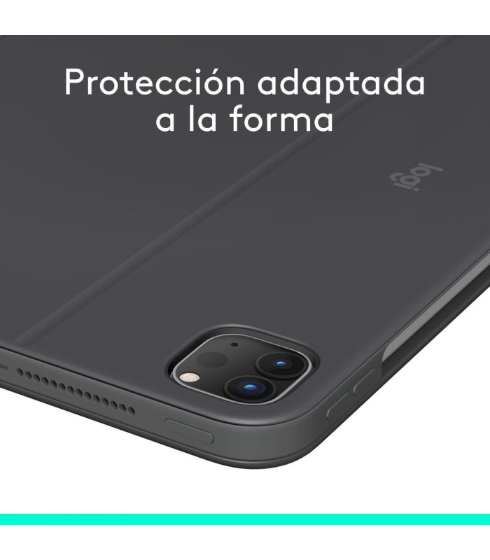 Funda logitech combo touch para con teclado para ipad pro m4 11 pulgadas grafito