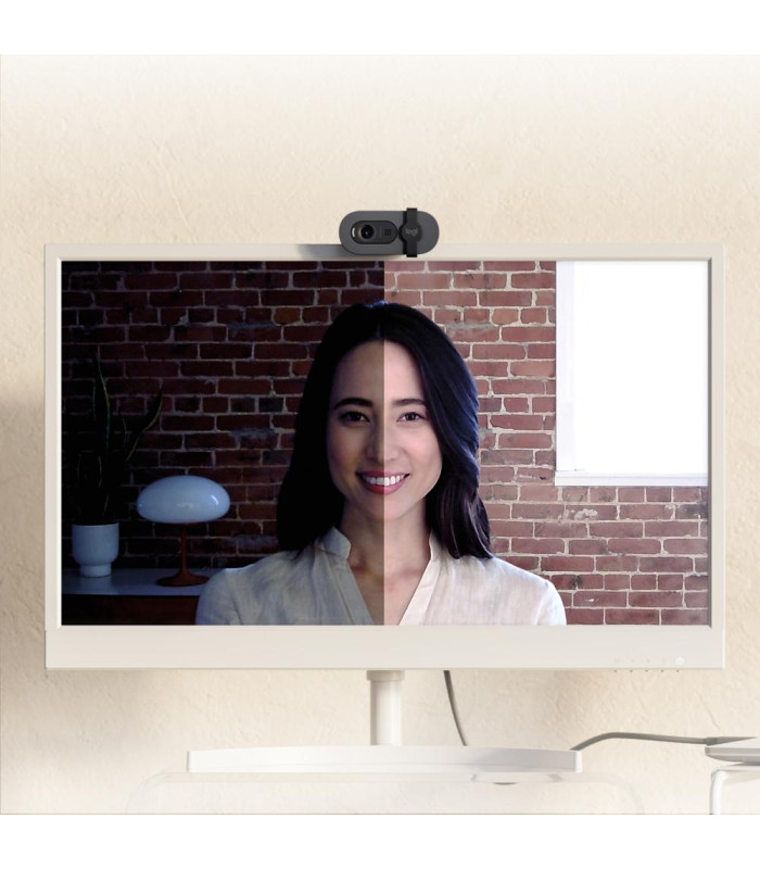 Webcam logitech brio 105 grafito full hd -  usb