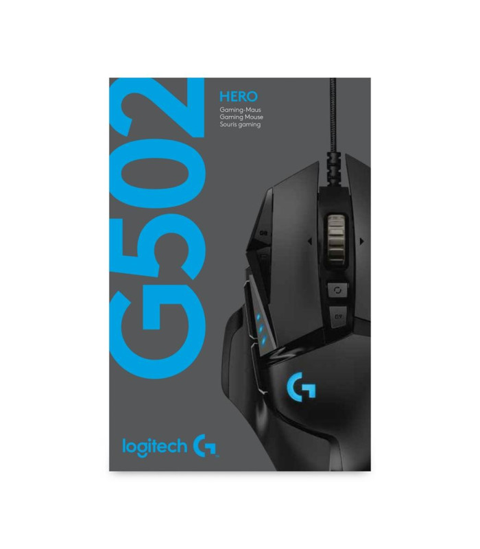 Raton gaming logitech g502 hero negro