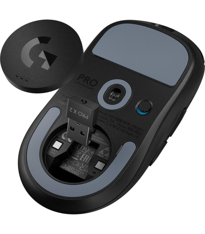 Raton inalambrico gaming logitech g pro x superlight 2 negro