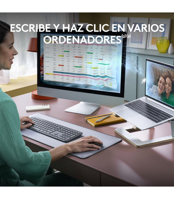 Teclado + raton logitech mk950 inalambrico