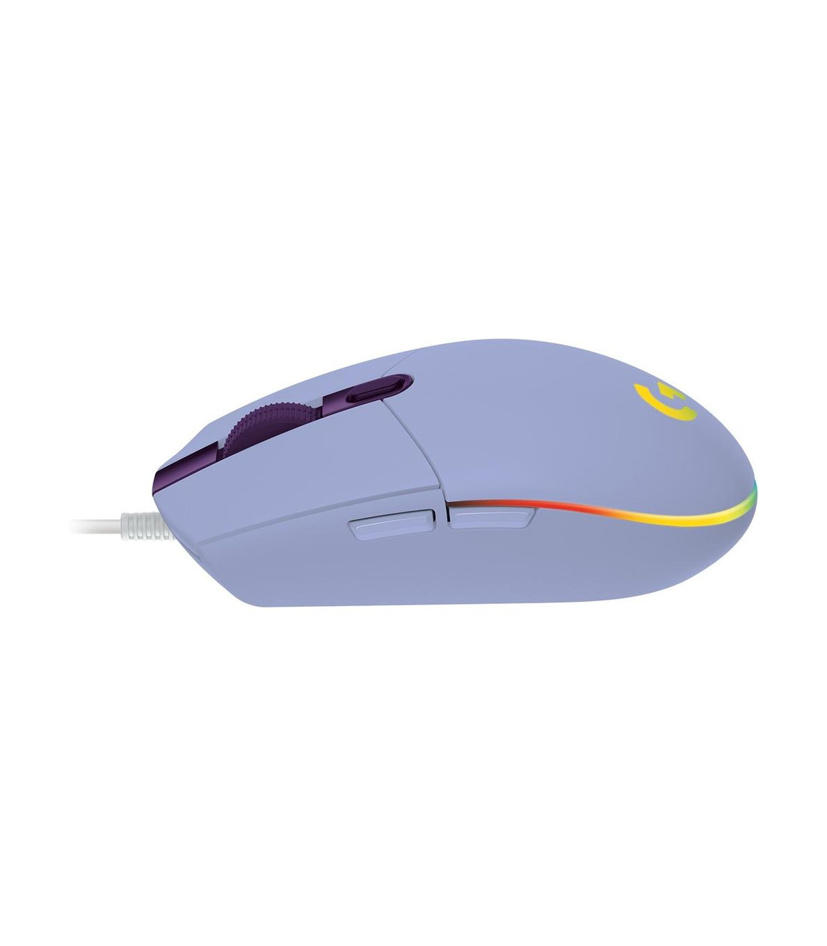 Raton gaming logitech g102 lightsync lila