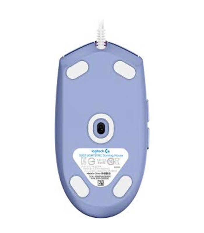 Raton gaming logitech g102 lightsync lila