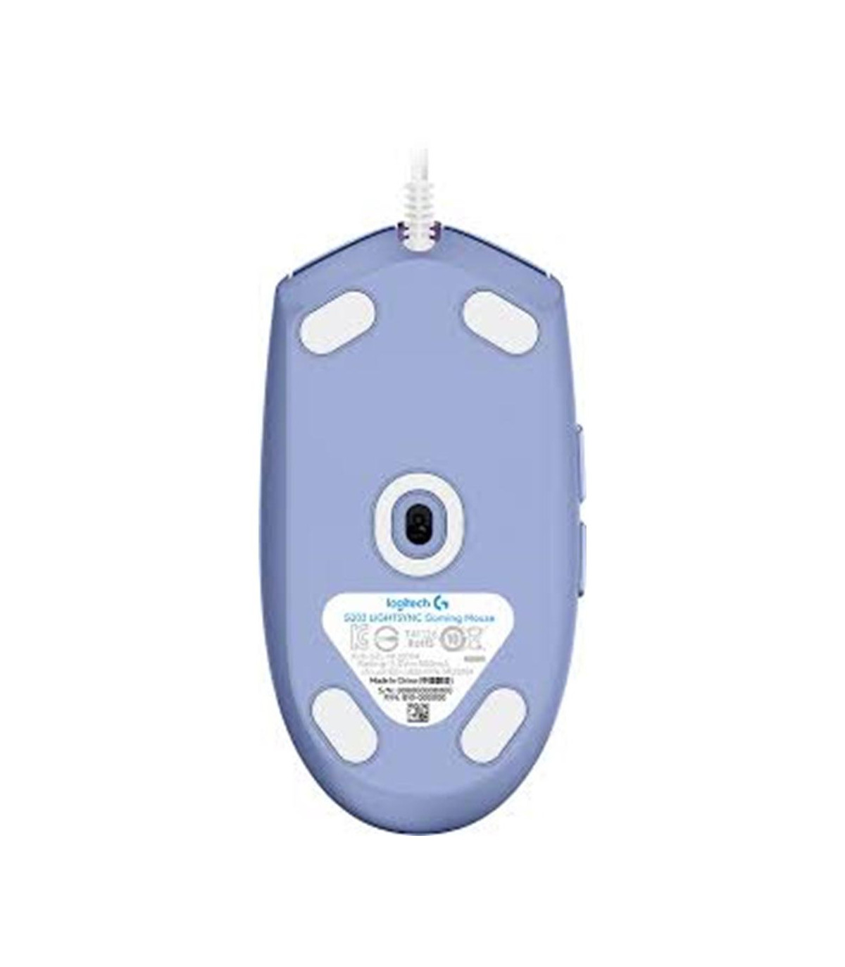 Raton gaming logitech g102 lightsync lila