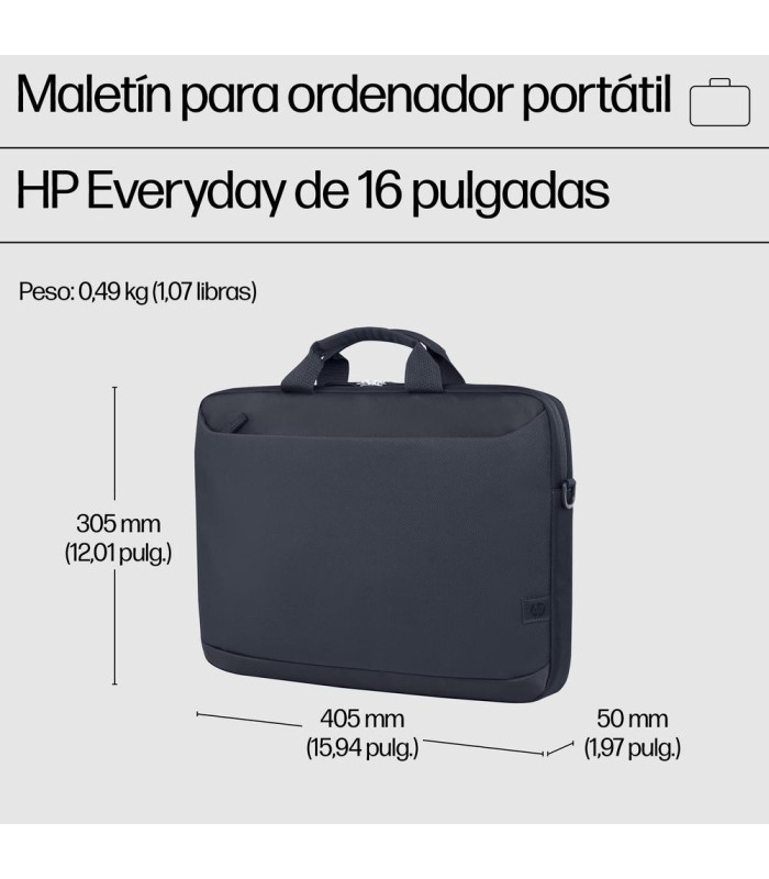 Maletín hp portátil everyday de 16 pulgadas