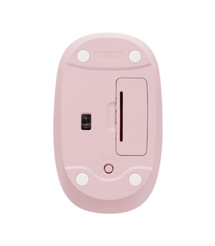 Raton inalambrico logitech m196 rosa