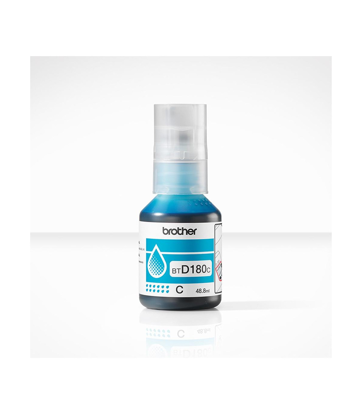 Botella tinta brother btd180c cian 5000 paginas