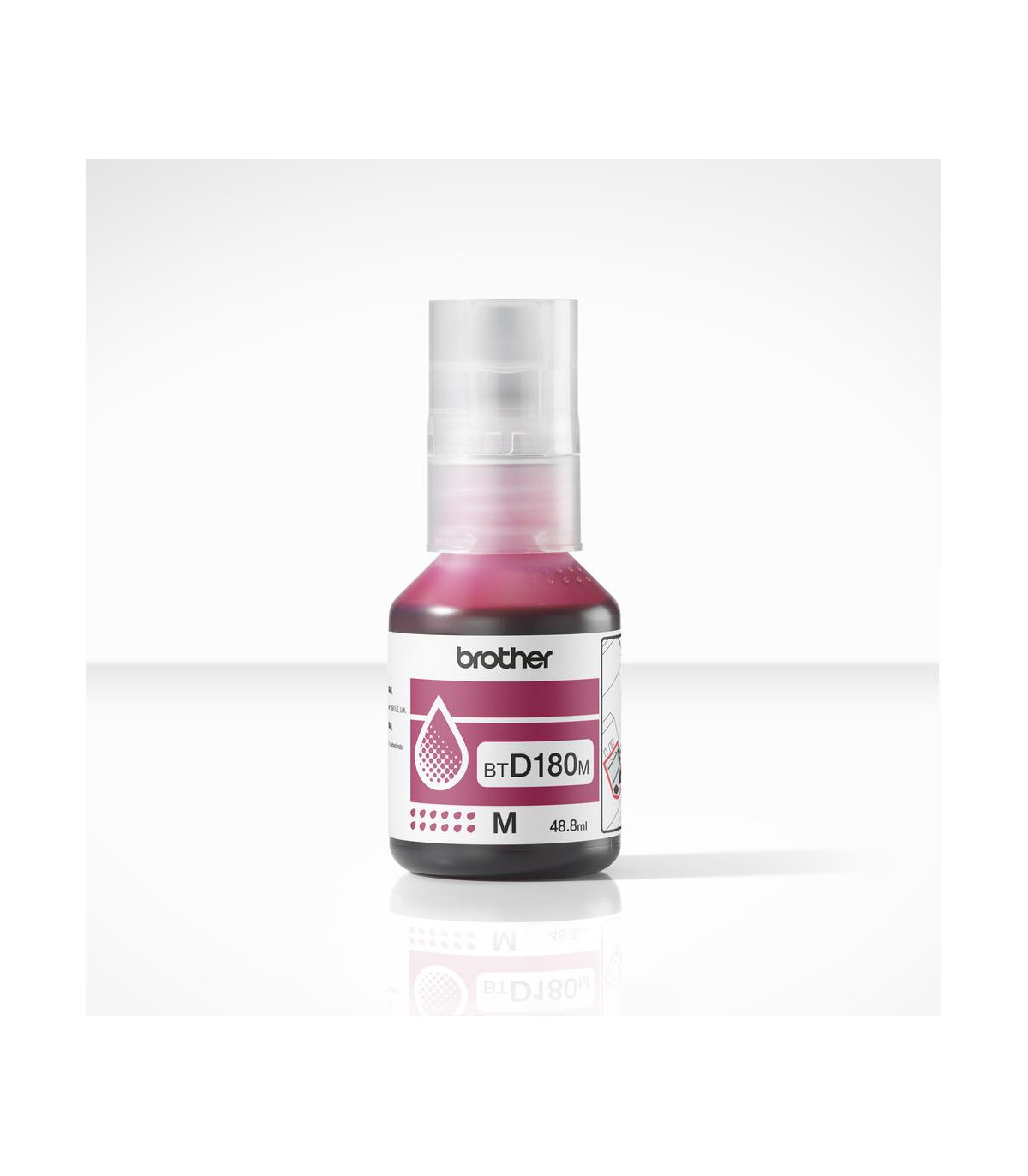 Botella tinta brother btd180m magenta 5000 paginas