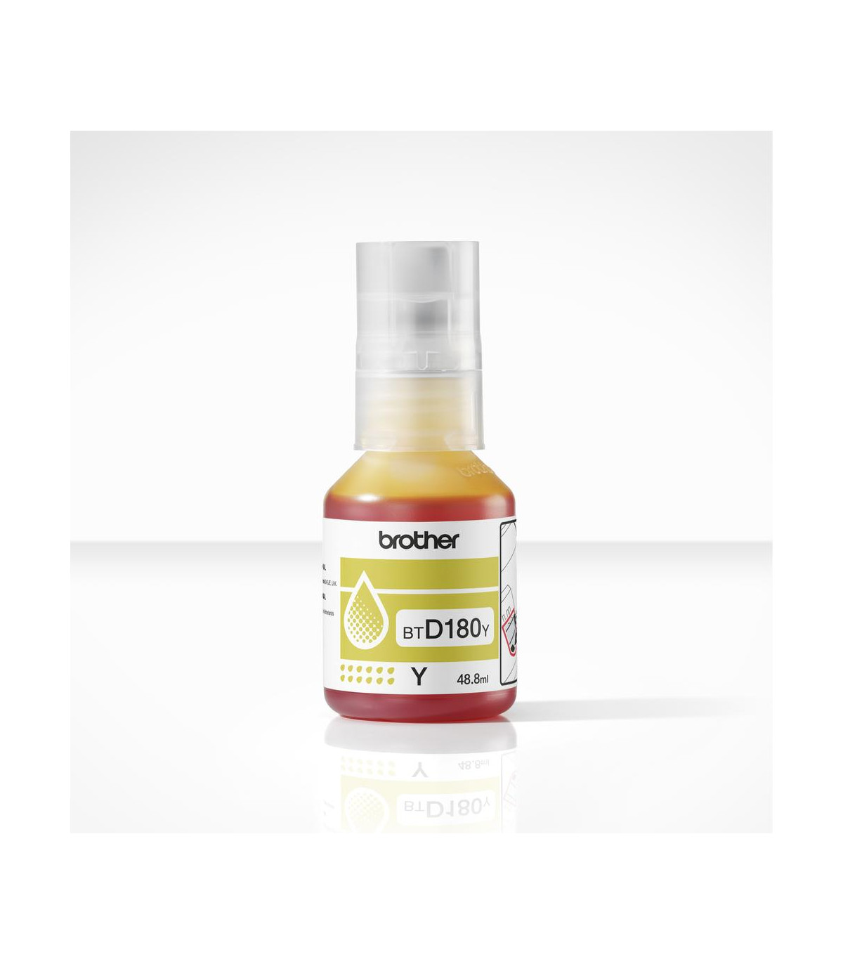 Botella tinta brother btd180y amarilla 5000 paginas