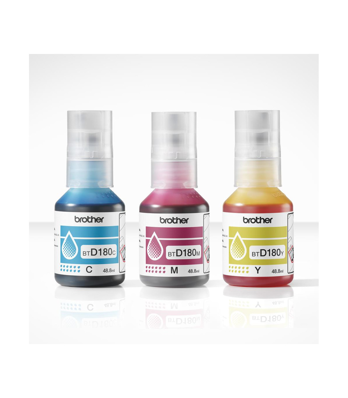 Multipack botella tinta brother btd180clval rgb