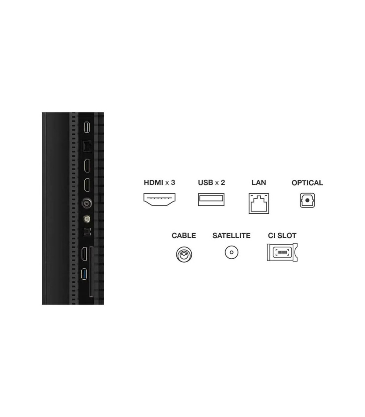 Tv tcl 50 pulgadas qled 4k uhd -  50p7k -  google tv