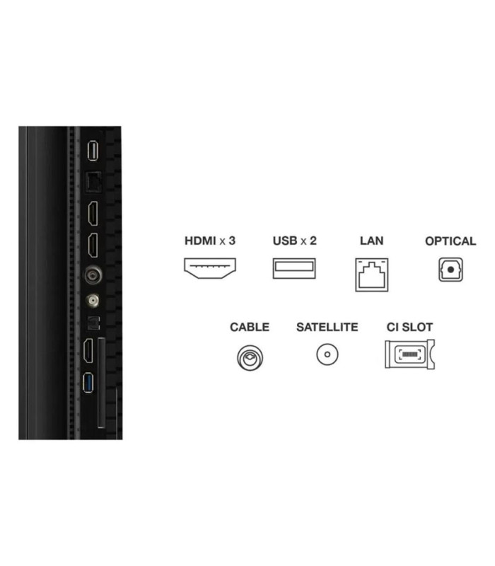 Tv tcl 65 pulgadas qled 4k uhd -  65p7k -  google tv